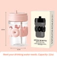 thumbnail image 6 of HOLOHOLO Lipstick Sip Bottle, 12oz Pink Drinking Cups High Borosilicate Glass, Flexible & Travel-Friendly, 6 of 6