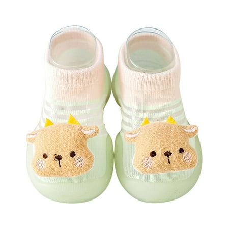

Rgdypko Infant Baby Girl Boy Shoes Comfort Outdoor Casual Sneakers Summer Autumn Comfortable Toddler Cute Cow Children Mesh Breathable Floor Outdoor Sneakers