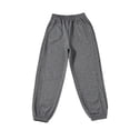 thumbnail image 7 of biudgviw Kids Cotton Joggers Boys Girls Slim Fit Casual Sweatpants Elastic Waist Athletic Pull On Pants with Pockets(Dark Gray,9-10 Years), 7 of 7