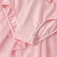 thumbnail image 3 of Girls Ruffle Sleeve Ballet Dance Leotard Tutu Skirted Costume  Ballerina Criss-Cross Back Shiny Dance Outfit, 3 of 5