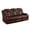 Brown, variant on Aukfa 3-Seater Power Recliner Sofa Set W/ Wireless Charging, Reading Light & Storage, Modern Home Theater Seating for Living Room, White
