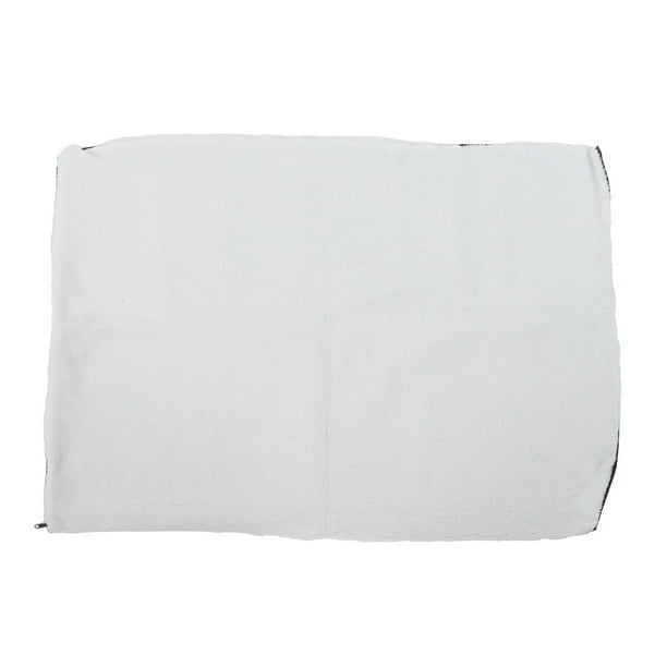 Almohadilla térmica para mascotas, manta cálida con aislamiento desmontable antideslizante para casa de mascotas, perrera para perros (blanco, 90x64cm)