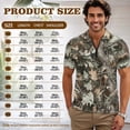 thumbnail image 7 of Chririnla Leaves Polo Shirts Short Sleeve Collared Tops Camouflage Hunting Golf Shirts Dry Fit for Men Zipper T-Shirts Moisture Wicking Performance Golf Polo, Sizes XL, 7 of 7