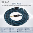 thumbnail image 3 of Cable IEM Keephifi ST16 Plus 2m Plateado Trenzado, 3 of 8