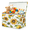 Color 4, variant on Jiaoprinted Sunflowers Toy Storage Box Chest with Lid & Divider, Spring Sunflower Foldable Toy Organizer Bin with Sturdy Handles for Nursery Living Room, 85L, 25"x13"x16"