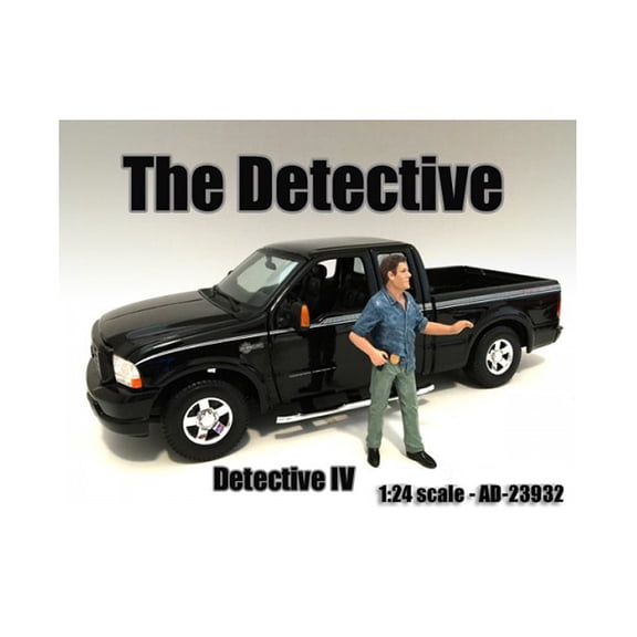 "The Detective #4" Figure For 1:24 Scale Models by American Diorama