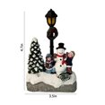 thumbnail image 4 of Teissuly Christmas Ornaments High Durability Facial Expressions Resin LED Desktop Glowing Decorations for Home Teissuly WER202310162597, 4 of 9