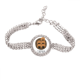 thumbnail image 1 of Aperitivo locales tradicionales japoneses Pulsera de tobillera de cadena de tenis, joyería de diamantes, 1 of 3