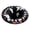 #1 3D Illusion Quilted Round, Rug Ghost, variant on Halloween 3D Optical‑Illusion Area Rug, Scary Skeleton Vortex Hole Print Floor Mat, Non‑Slip Decorative Doormat for Indoor Porch, Entryway, Bedroom & Holiday Party Decoration, 15.7in x 23.6in