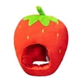 thumbnail image 2 of Chapeau de Fraise Drôle Costume Chapeau Décoratif Dessin Animé Confortable Adorable Coiffe, 2 of 9