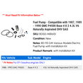 thumbnail image 2 of Fuel Pump - Compatible with 1987, 1989 - 1990 GMC P4500 Base 4 X 2 4.3L V6 Naturally Aspirated OHV GAS 1988, 2 of 2
