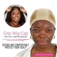 thumbnail image 4 of Lace Wig Grip Cap - Beige Wig Caps for Women, Transparent Lace Front Wig Caps with Adjustable Wig Grip Cap, Non-slip, Comfortable, Ear-Cut Out Design, Machine-Washable, Perfect for Wig Installation, 4 of 5