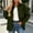 Army Green, variant on Women's Shacket Long Sleeve Button Down Shirts Jacket Collared Woolen Knit Cardigan with Pockets, Loose Fit Casual Fall Winter Warm Coat Outerwear