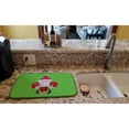 thumbnail image 2 of Christmas Fleur de lis Santa Claus Dish Drying Mat, 2 of 7