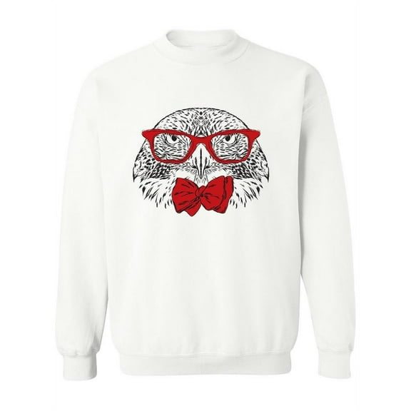 The Hipster Bird Sweatshirt Women -Image by Shutterstock, Female 4X-Large
