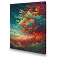 thumbnail image 2 of Designart "Rainbow Colored Waves In The Sky III" Landscape Modern Wall Decor, 2 of 5