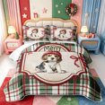 thumbnail image 2 of Manfei Christmas Happy Holiday Quilt Full,Kawaii Snowman Full Bedspread Sets,3-Piece,1 Coverlet and 2 Pillowcases, 2 of 7