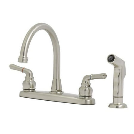 Solutions by Peerless HiRise Kitchen Faucet, Satin Nickel  Walmart.com