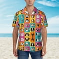 thumbnail image 4 of All Kinds Of Dogs Hawaiian Shirts For Men, Summer Short-Sleeve Relaxed-Fit Button-Down Shirts Large, 4 of 9