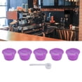 thumbnail image 3 of Capsule de Café Réutilisable, 5 Pcs Filtre à Café 50ml avec Cuillère, Compatible avec Modèles Melody, Genio, Mini Me, Esperta et Circolo, 3 of 7