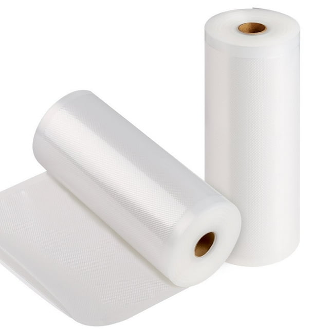 FungLam Vacuum Sealer Bags - 2 Pack 8" x 50' Commercial Grade Sealer Saver Rolls for Foodsaver and Sous Vide (Total 100 feet)