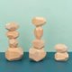 thumbnail image 2 of Apilador de , Piedras Apilables de para , Juguetes Educativos Montessori, Bloques de Construcción para Bebés , 10 piezas de madera SM SunniMix piedras apilables, 2 of 8