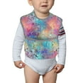 thumbnail image 6 of Kdxio blue pink colorful cracked texture Bibs For Babies, Baby Bibs for Eating, Toddler Bibs, Waterproof Bibs, Feeding Bibs, for Toddlers, Boys, Girls, 6 of 8