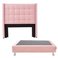 thumbnail image 1 of Box Base Cama Matrimonial + Cabecera Titan Rosa Dicasa  Titan Pink, 1 of 8