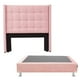 thumbnail image 1 of Box Base Cama Queen Size + Cabecera Titan Rosa Dicasa  Titan Pink, 1 of 8