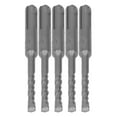 thumbnail image 4 of Kit de Brocas de ImpactO para martillo Rotativo de 5 piezas, Punta de CARBURO Cementado en Espiral, 2 flautas, Tipo de Ranura para Piedra de Ladrillo de 110 mm Con para,, 4 of 7