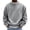 Gray, variant on Atkumj Mens Crewneck Sweatshirt Casual Long Sleeve Plain Pullover Tops Fashion Solid Color Fall Sweatshirts for Daily Wear S