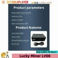 thumbnail image 3 of ASIC Miner LV08 4.5TH/S BTC Miner BM1366 Asic Chip SHA256 2.4GHz WiFi Home Silent Lottery Miner Bitocins Solo Miner Lucky Miner LV08, 3 of 6