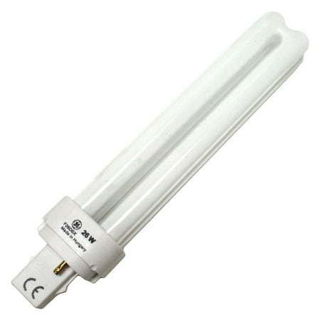

GE 97602 - F26DBX/E/827/ECO Double Tube 2 Pin Base Compact Fluorescent Light Bulb