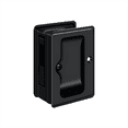 thumbnail image 2 of Deltana SDAR325U19 Heavy Duty Pocket Lock; Adjustable; 3-1/4" x 2 1/4" Sliding Door Receiver; Black Finish, 2 of 3