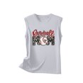thumbnail image 5 of ICHUANYI Clearance Women Printing Tank Fit Round-Neck Sleeveless Pullover Tee Tops(White, S) ICHUANYI WER2023081502627, 5 of 5