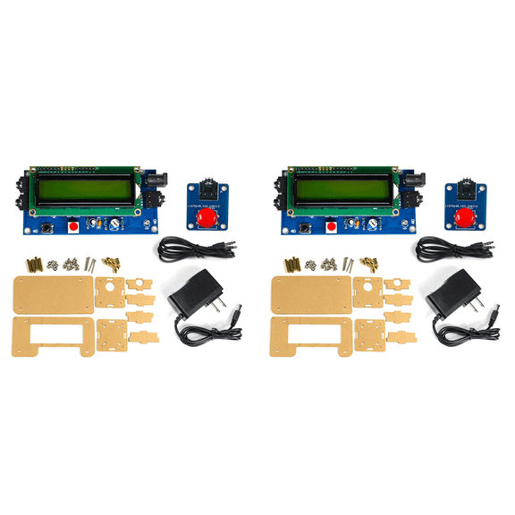 2X CW Trainer Morse Code Training Morse Code Decoder Components DIY Electronic Component Kit US PLUG B