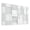 Color 1, variant on 8 Pack Art Acoustic Panels Sound Absorbing Minimalist White Light Gray Geometric 3D Wall Tile Decorative Soundproof Wall Panels Self Adhesive for Nursery Game Room Bedroom 48"x32"