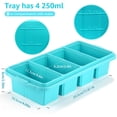thumbnail image 7 of Silicone Freezer Tray With Lid 2Pack-Aqua Food Storage for Soup Sauce Broth Leftovers, 7 of 7