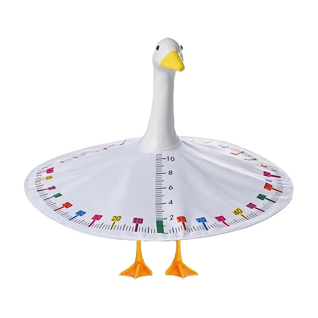 Yhmxh Rentrée des Classes Créatives Cape Règle Ronde Costumes pour Oies de Porche Déco Fournitures de Papeterie Fournitures de Bureau Essentiels pour Chambre en Résidence
