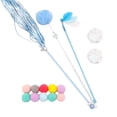 thumbnail image 3 of 15PCS Cat Wand Set Interactive Kitten Teaser Soft Cat Ball Crinkle Ball for Cats, 3 of 10