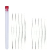 Robot-GXG 10 pieces Beading Needles Big Eye Collapsible Seed Beads Threading Needles Jewelry Making Tools