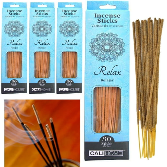 120 Relax Incense Sticks Burning Fragrance Aroma Therapy Concentrated Scents