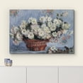 thumbnail image 3 of wall26 Canvas Print Wall Art White Chrysanthemum Flowers Claude Monet Nature Illustrations Fine Art Decorative Landscape Multicolor Wilderness Rustic for Living Room, Bedroom, Office - 32"x48&qu, 3 of 5