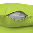 thumbnail image 4 of Pack of 2 Outdoor Decorative Throw Pillows 12 x 18 inch Solid Green Lumbar Pillows (12" x 18" Solid, Kiwi), 4 of 7