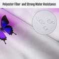 thumbnail image 3 of FMSHPON Purple Butterfly 4 Piece Bathroom Set Shower Curtain Bath Rug Contour Mat and Toilet Lid Cover, 3 of 8