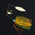 thumbnail image 2 of 1pcs Bass Fishing Spinner Baits With Silicone Skirts and Hook (#3), 2 of 2