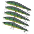 thumbnail image 3 of FLAMEEN 5Pcs Artificial Simulation Minnow Long Shot Lure Bait With Treble Hook Fishing Accessory,Minnow Lure Bait,Lure Bait, 3 of 8
