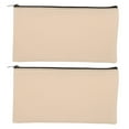 thumbnail image 1 of WASHWEPE 2Pcs Bank Deposit Money Bags With Zipper For Business Receipts Ivory Pu, 1 of 8