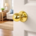 thumbnail image 6 of Ball Passage Door Knob, Hall and Closet, Polished Brass Finish, Left or Right Hand, 6 of 14