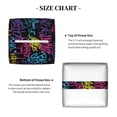 thumbnail image 5 of Tissue Graffiti Art Box Cover Holder, Square by Xecao - Leather Decorative Organizer for Tabletop, Bathroom, Car, Office, 5 of 8